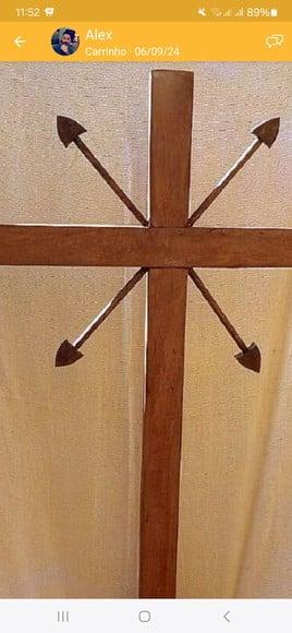 Cruz em Madeira Personalizada - 30m x 18cm x 4cm
