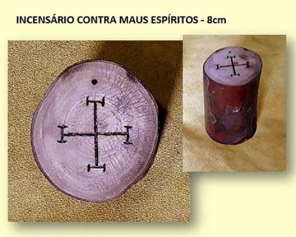 INCENSÁRIO CONTRA MAUS ESPÍRITOS 8CM