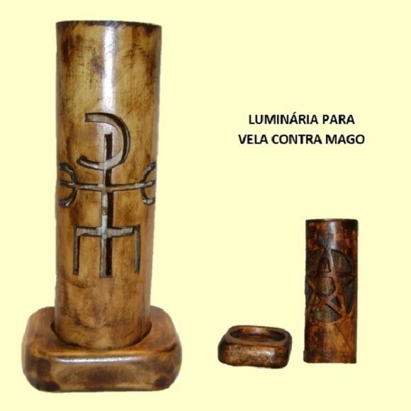 Luminária para Vela Contra Mago