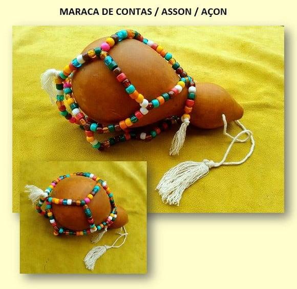 MARACA DE CONTAS / ASSON / AÇON GRANDE