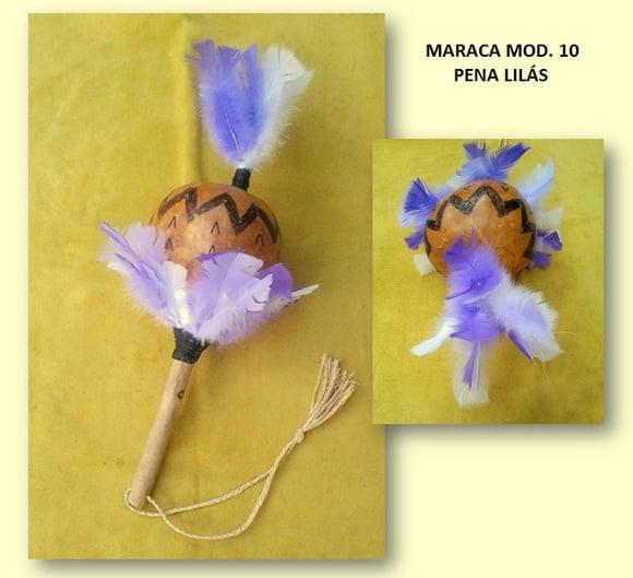 MARACA MOD. 10 PENAS LILÁS