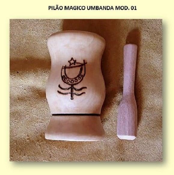 Pilão Mágico Umbanda Mod. 02