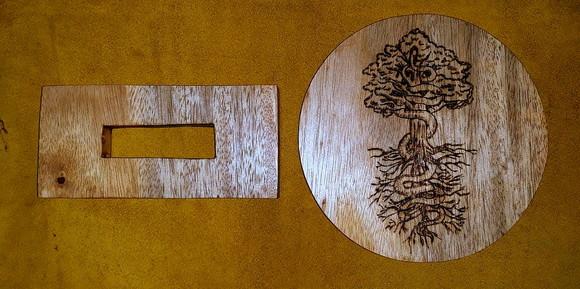 Placa Arvore Da Vida 15cm C/base