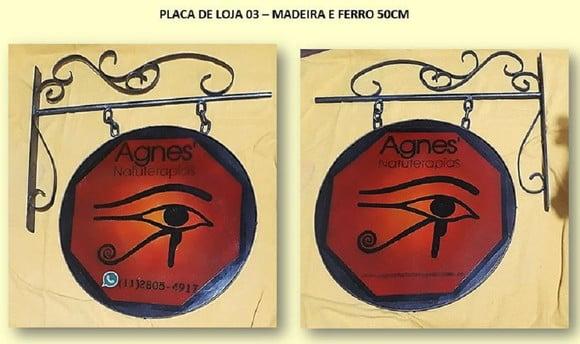 PLACA DE LOJA - 80CM