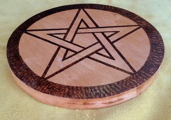 Placa Pentagrama Mod. 02 20cm