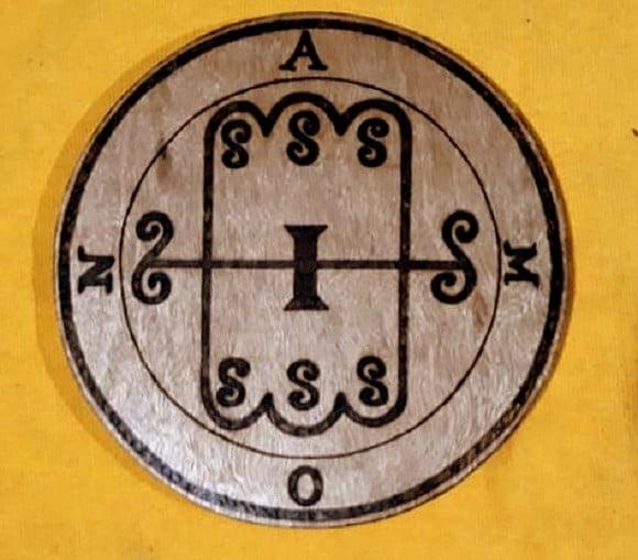 PLACA SIGILO DE AMON 28CM