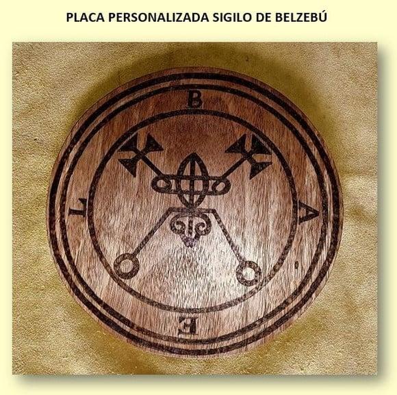 PLACA SIGILO DE BELZEBÚ / BAEL 28CM