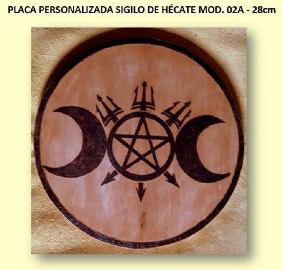 PLACA SIGILO DE HÉCATE MOD. 02A 28cm