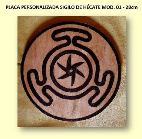 PLACA SIGILO DE HÉCATE MOD. 01 28cm