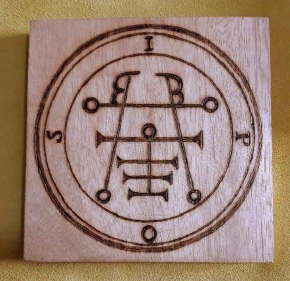 PLACA SIGILO DE IPOS 28CM (REDONDA OU QUADRADA)