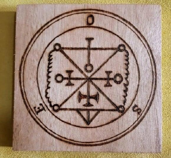 PLACA SIGILO DE OSE 28CM (REDONDA OU QUADRADA)