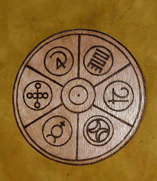 PLACA SIGILO DE MERLIN 28CM