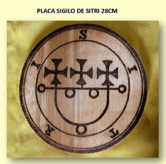 PLACA SIGILO DE SITRI 28CM