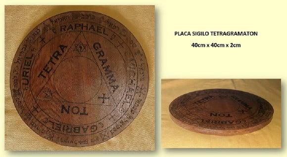 PLACA TETRAGRAMATON 40CM