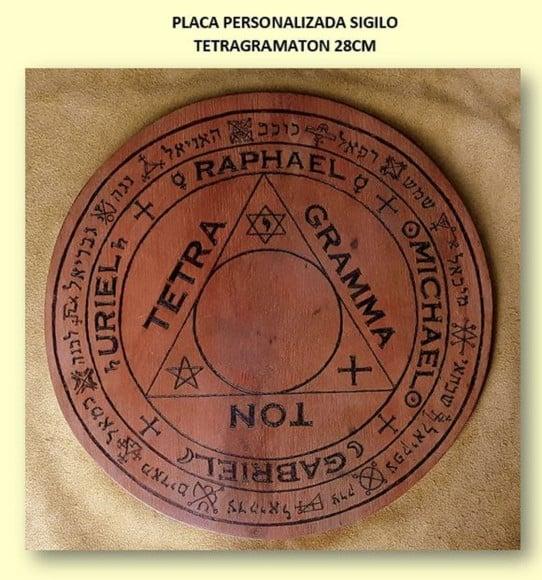 Placa Tetragramaton 28cm