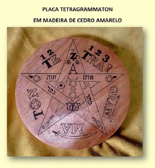 PLACA TETRAGRAMMATON MOD. 02 28CM