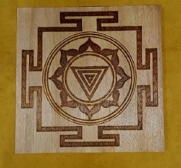 PLACA YANTRA DE KALI