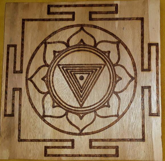 PLACA YANTRA DE KALI MOD. 02