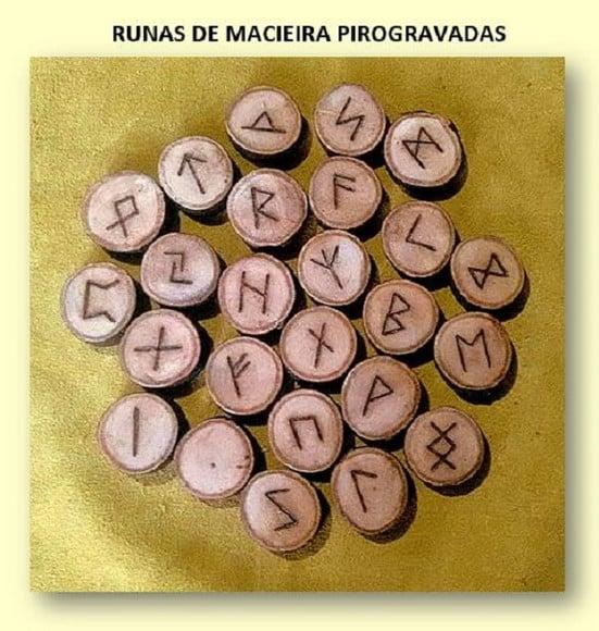 Runas de Macieira 25 Peças