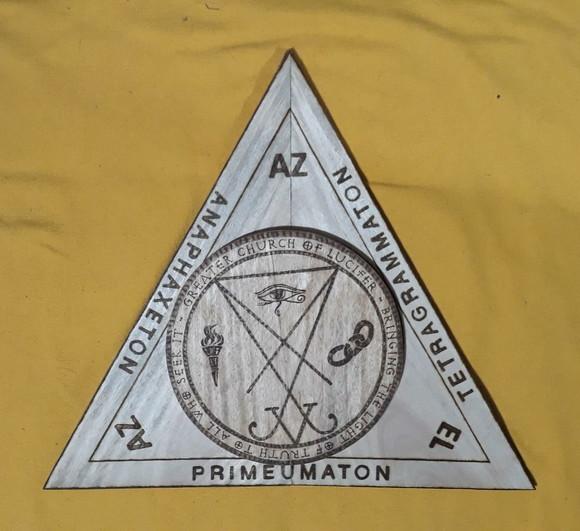TRIANGULO DE INVOCAÇÃO GOETHIA 60 X 60X 51