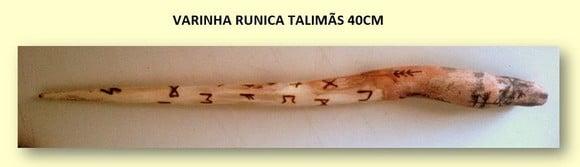 Varinha Rúnica Talismãs 40cm