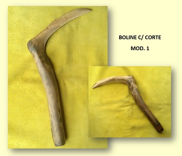 Boline  de Madeira Rustica 33cm Mod 01