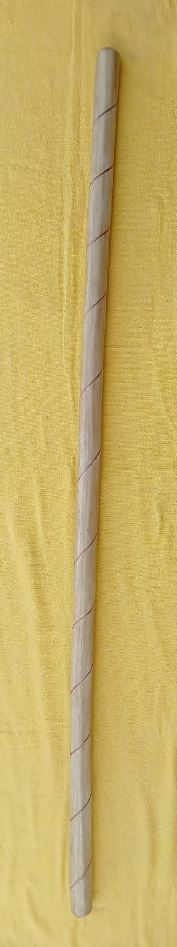 Cajado de Madeira Cedro com Cobre no Nucleo e no Corpo 180cm