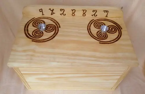 Altar Baú Wicca 70x28x38cm