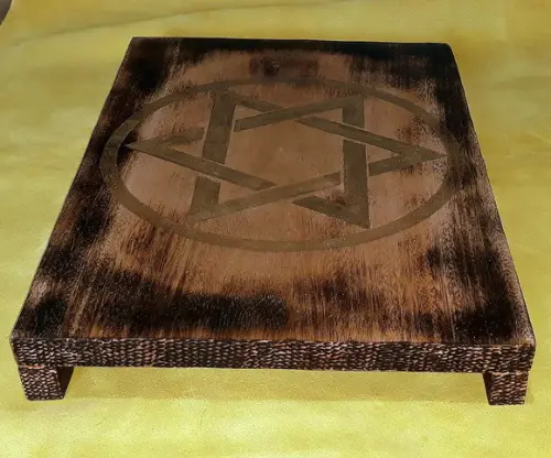 ALTAR ESTRELA DE SEIS PONTAS 70cm x45cm x 4cm