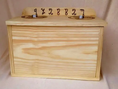 Altar Baú Wicca 70x28x38cm