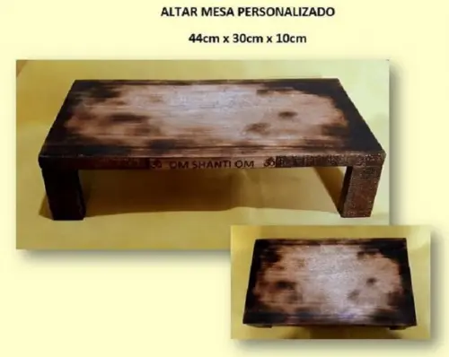 ALTAR MESA PERSONALIZADO 44cm x 30cm x 10cm