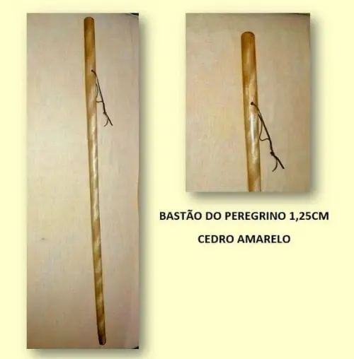 Bastão do Peregrino 1,25m Cedro Amarelo