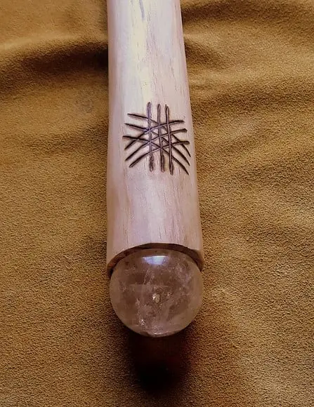 Bengala Bola de Cristal - 90cm