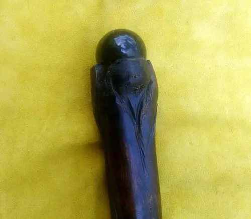 Bengala de Cedro com Obsidiana Negra - 90cm