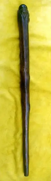 Bengala de Cedro com Obsidiana Negra - 90cm