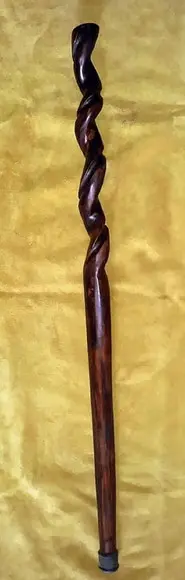 Bengala Torneada Escura - 90cm