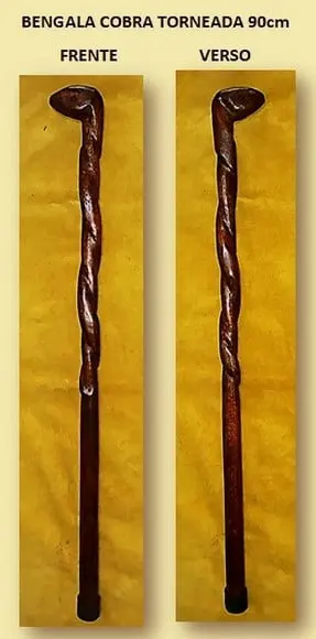 Bengala Torneada Serpente - 90cm