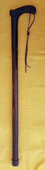 Bengala Tradicional com Cordão de Couro 90cm