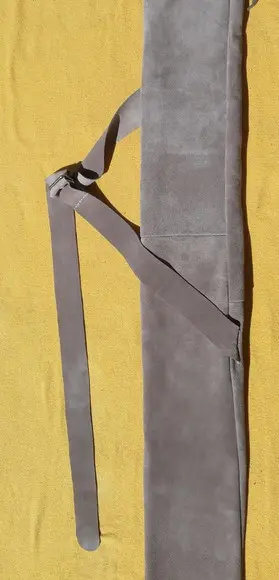 Bolsa de Couro para Cajado C/esfera 1,80cm x 20cm