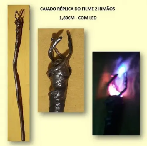 Cajado 2 Irmãos Réplica 1,80 cm Mod. 1