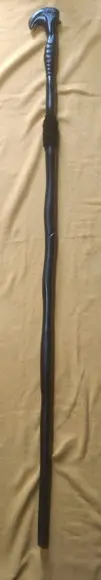 Cajado Aguia Estilizada Entalhada 1,80cm