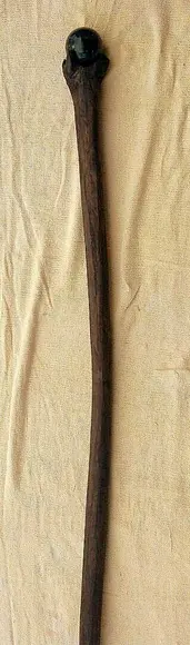 Cajado Bola de Obsidiana Mod 02 1,80cm
