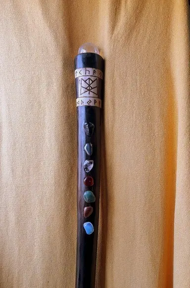 Cajado Cristais Mod 02- 1m80cm