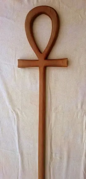 Cajado Cruz Ankh / Ansata - 1m80cm