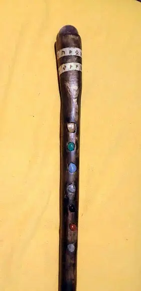 Cajado Cristais Mod 01- 1m80cm