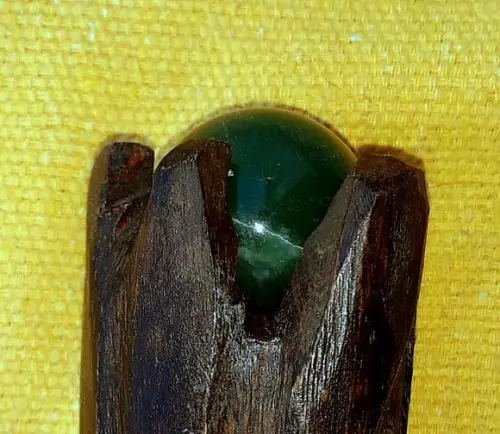 Cajado de Bruxa Mod. 03 Quartzo Verde - 1,80cm
