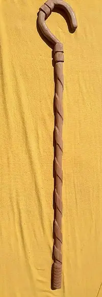 Cajado de Oxalá Cedro Amarelo com Pomba 1m80cm