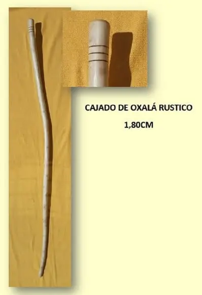 Cajado de Oxalá Rustico Simples - 1m80cm