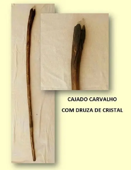 Cajado Druza de Cristal 1,80cm