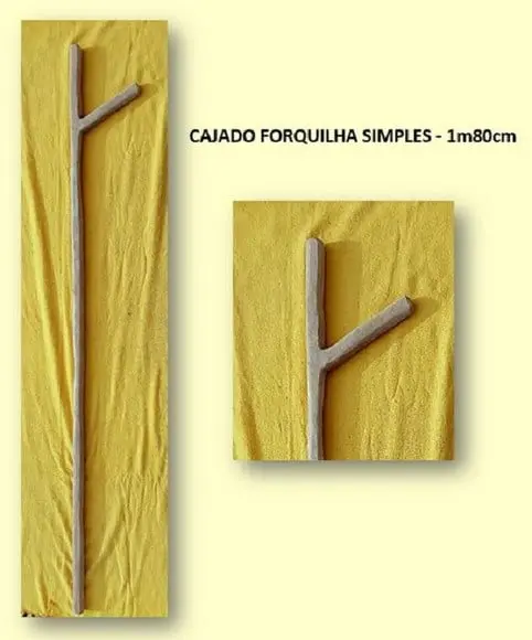 Cajado Forquilha Simples - 180cm